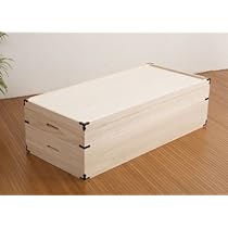 Amazon｜桐衣装箱 2段 高さ27cm (幅91cm×奥行42cm) 桐天然木